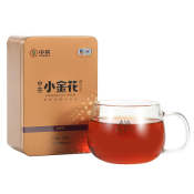 中粮中茶黑茶安化小金花茯茶罐装 